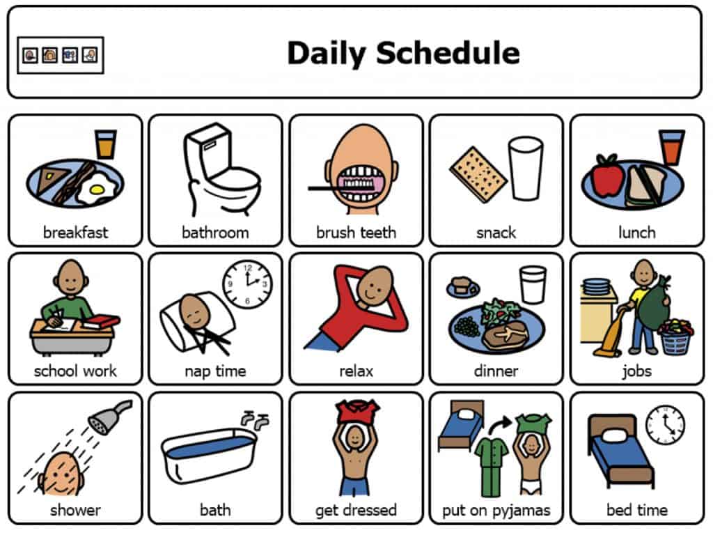 ABA Therapy Daily Schedule 